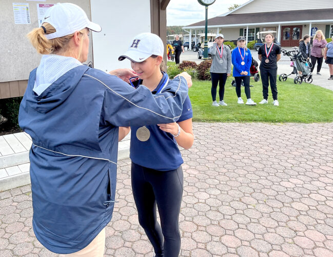 Frosh Denis shakes off early nerves to win title